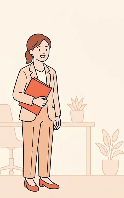 Groupfileを活用する女性
